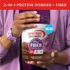 Premier Protein Powder Plus Fiber, 25g Protein, 7g Fiber, Vanilla, No Added Sugar,17 Servings(Chocolate)