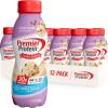 BUNDLE: Premier Protein Shake, Strawberries & Cream, 30g Protein 11.5 Fl Oz (Pack of 12) + Premier Protein Shake, Bananas & Cream, 30g Protein, 11.5 Fl Oz, Pack of 12(Protein Shake + Cookie Dough  12 Pack)