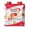Premier Protein 30g Shakes Strawberries Cream 11 Fluid Ounces, Strawberry Shake, 44 Fl Oz, (Pack of 4)(Strawberries & Cream)