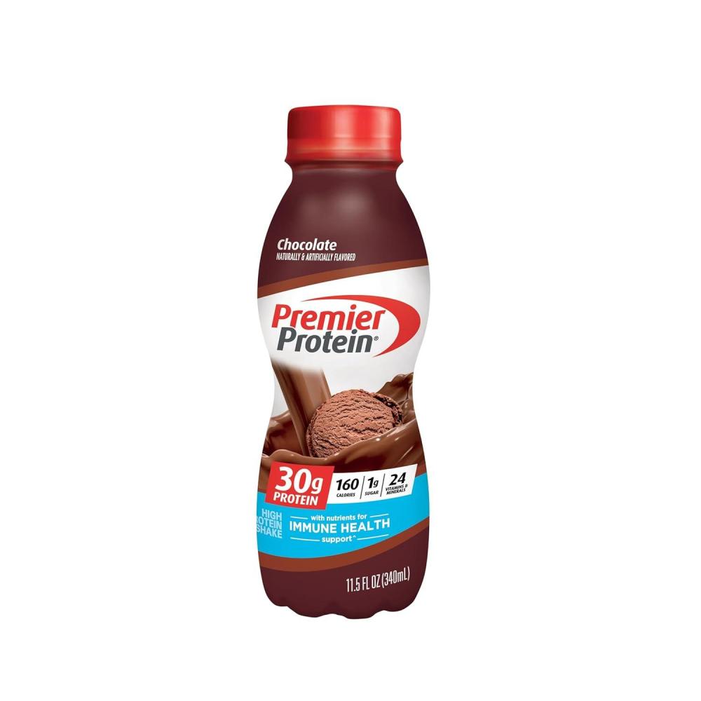 imagePremier Protein Shake Chocolate 30g Protein 1g Sugar 24 Vitamins ampamp Minerals Nutrients to Support Immune Health 115 fl oz115 Fl Oz Pack of 1