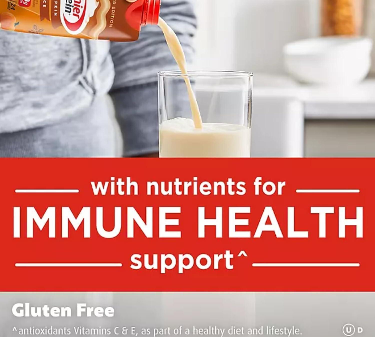 imagePremier Protein Shake Cookie Dough 30g Protein 1g Sugar 24 Vitamins ampamp Minerals to Support Immune Health Pack of 4 Packaging May VaryPumpkin Spice