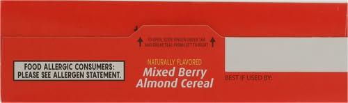 image:imagePremier Protein Mixed Berry Almond cereal high protein cereal protein rich breakfast or snack made with real berries and almonds 30 Ounce 1 CountMixed Berry
