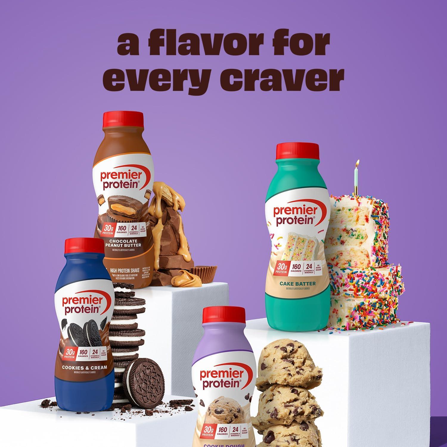 image:imagePremier Protein Shake LIMITED EDITION Salted Caramel Popcorn 30g Protein 1g Sugar 24 Vitamins amp Minerals to Support Immune Health 115 fl oz 12 PackCookie Dough