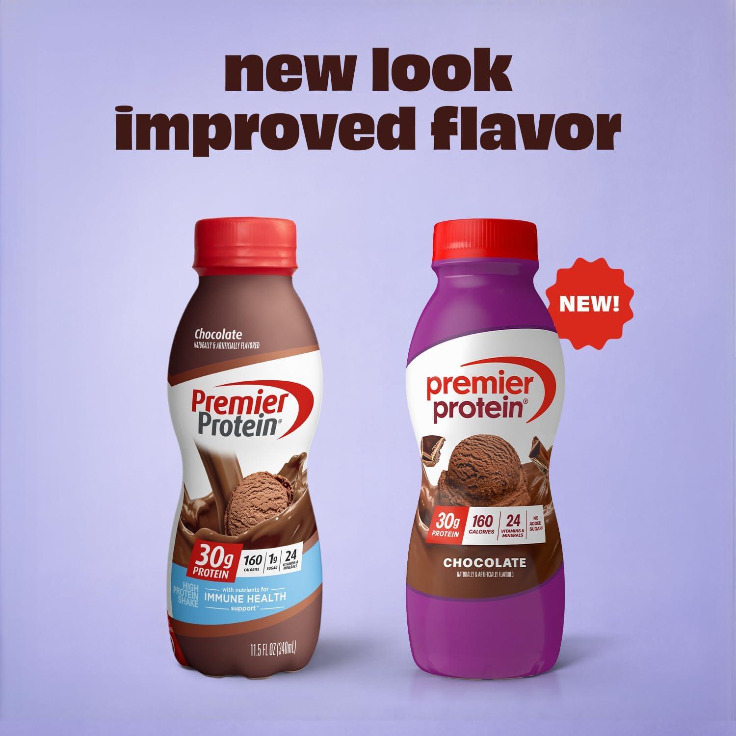 image:imagePremier Protein Shake LIMITED EDITION Salted Caramel Popcorn 30g Protein 1g Sugar 24 Vitamins amp Minerals to Support Immune Health 115 fl oz 12 PackChocolate