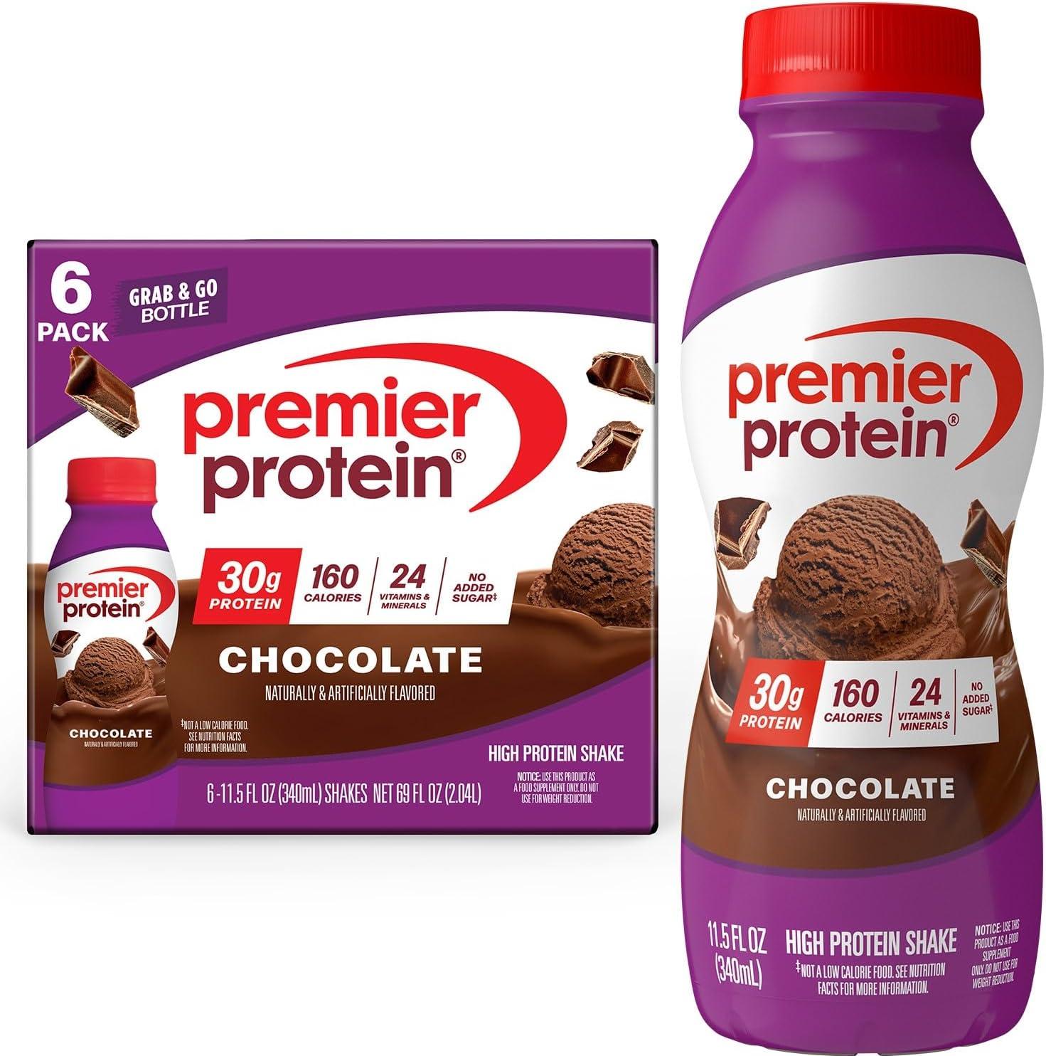 image:imagePremier Protein Shake LIMITED EDITION Salted Caramel Popcorn 30g Protein 1g Sugar 24 Vitamins amp Minerals to Support Immune Health 115 fl oz 12 PackChocolate