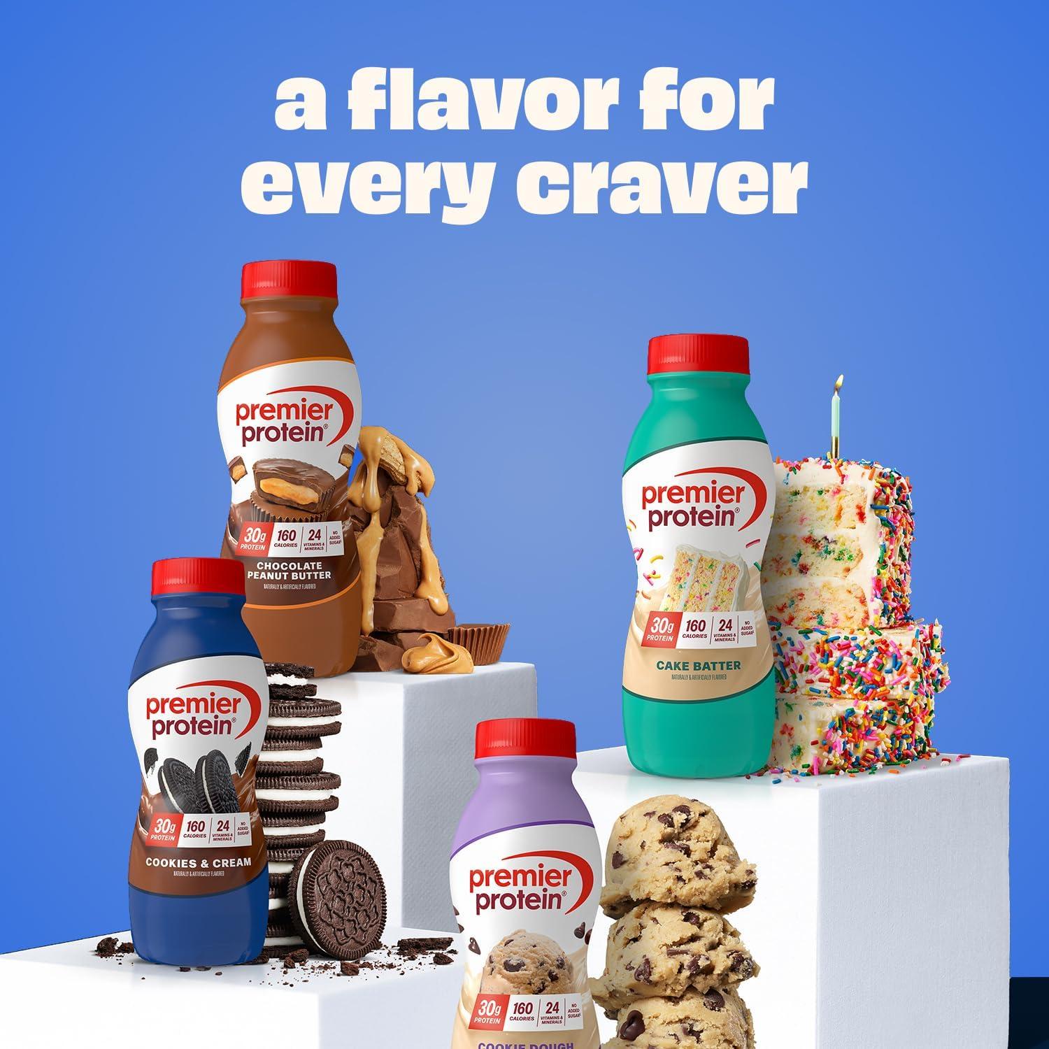 image:imagePremier Protein Shake LIMITED EDITION Salted Caramel Popcorn 30g Protein 1g Sugar 24 Vitamins amp Minerals to Support Immune Health 115 fl oz 12 PackCookies Cream