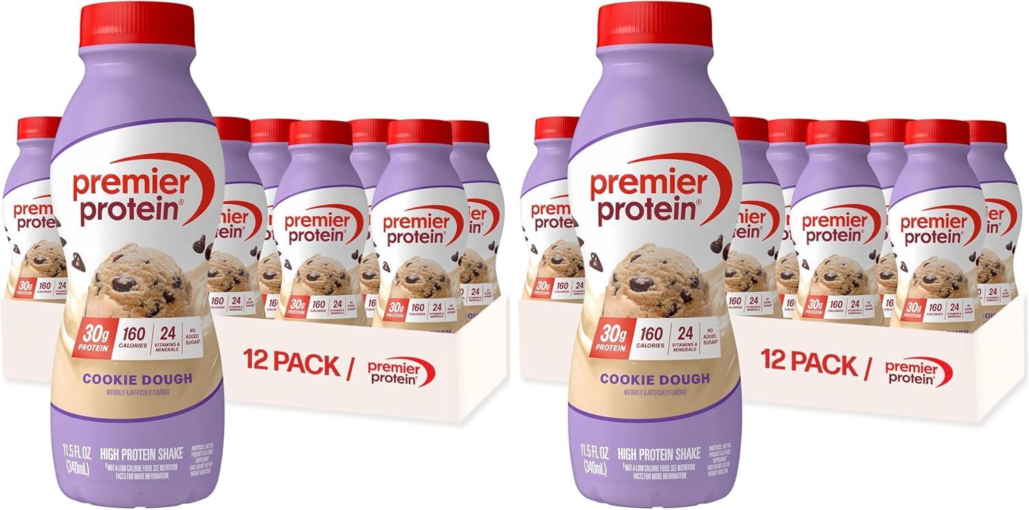 image:imagePremier Protein Shake LIMITED EDITION Salted Caramel Popcorn 30g Protein 1g Sugar 24 Vitamins amp Minerals to Support Immune Health 115 fl oz 12 PackCookie Dough