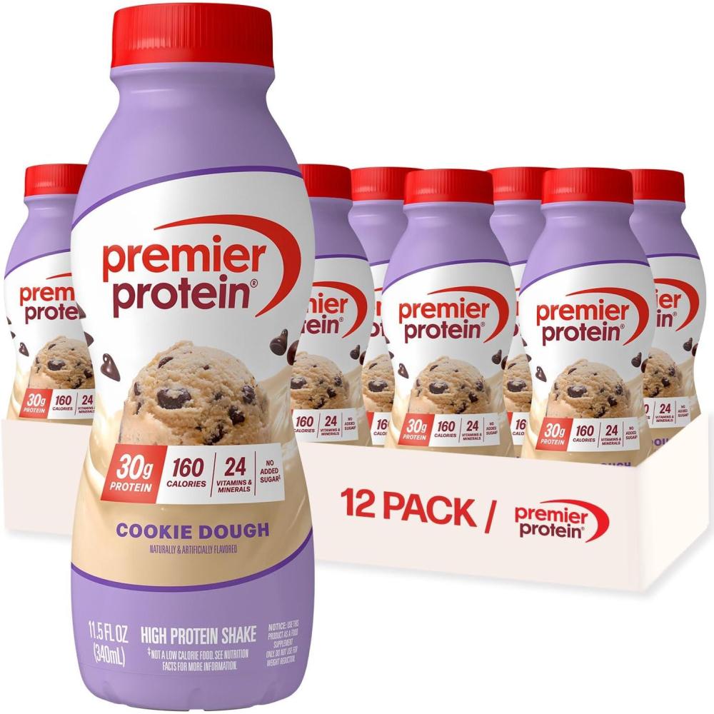 image:imagePremier Protein Shake LIMITED EDITION Salted Caramel Popcorn 30g Protein 1g Sugar 24 Vitamins amp Minerals to Support Immune Health 115 fl oz 12 PackCookie Dough