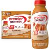 Premier Protein Shake, LIMITED EDITION Salted Caramel Popcorn, 30g Protein, 1g Sugar, 24 Vitamins & Minerals to Support Immune Health, 11.5 fl oz, 12 Pack(Caramel)