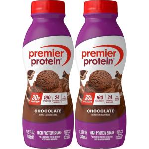 Premier Protein Shake, LIMITED EDITION Salted Caramel Popcorn, 30g Protein, 1g Sugar, 24 Vitamins & Minerals to Support Immune Health, 11.5 fl oz, 12 Pack(Chocolate)