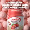 Premier Protein Powder, Strawberry Milkshake, 30g Protein, No Added Sugar, 100% Whey Protein, Keto Friendly, Soy & Gluten Free, 24.5 oz (17 Servings)(Strawberry)