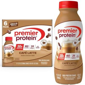 Premier Protein Shake, LIMITED EDITION Orange Cream Swirl, 30g Protein, No Added Sugar, 24 Vitamins & Minerals to Support Immune Health, 11.5 fl oz, 12 Pack(Cafe Latte with Caffeine)