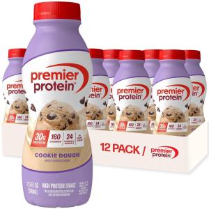 Premier Protein Shake, LIMITED EDITION Orange Cream Swirl, 30g Protein, No Added Sugar, 24 Vitamins & Minerals to Support Immune Health, 11.5 fl oz, 12 Pack(Cookie Dough)