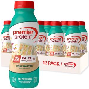 Premier Protein Shake, LIMITED EDITION Orange Cream Swirl, 30g Protein, No Added Sugar, 24 Vitamins & Minerals to Support Immune Health, 11.5 fl oz, 12 Pack(Cake Batter)
